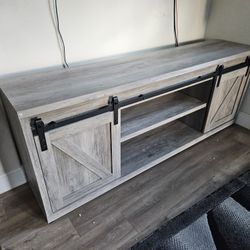 Brand New 71 Inch Tv Stand Grey $359 FREE LOCAL DELIVERY & SET UP