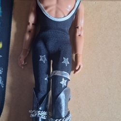 Vintage Original 1977 Mego Kiss 12” Doll Action Figure w/ Clothing