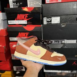 Nike Dunk Mid Social Status Free Lunch Chocolate Milk size 11 VNDS