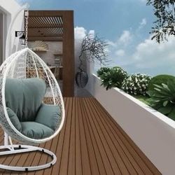 Brand New White Patio swing chair