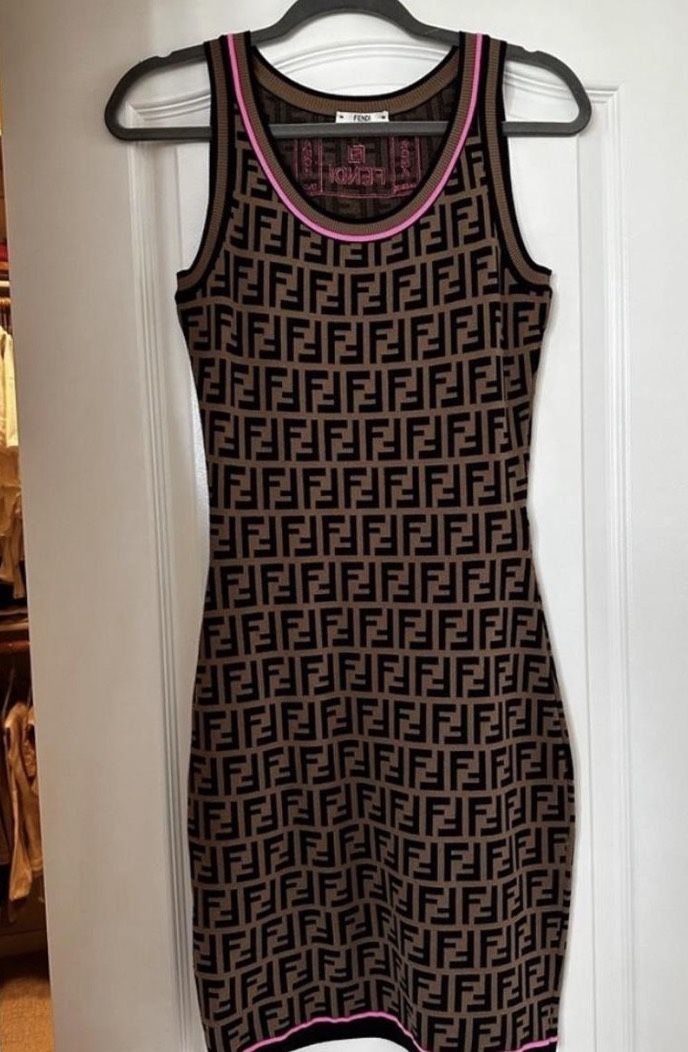 Authentic Fendi Logo Dress