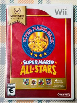 Nintendo Super Mario All-Stars Nintendo Selects Wii Complete Tested/Works Y288