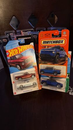 Hot wheels & matchbox 63 Studebaker ,24 Chevy Silverado,Silverado Ev.  P-2