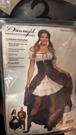 Dream girl saloon gal Halloween costume