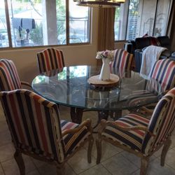 Glass Dining Room Set