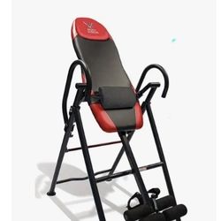 Body Vision IT9550 Deluxe Inversion Table with Adjustable Head Rest & Lumbar Support Pad, - Heavy Dutyup to 250 lbs., Red
