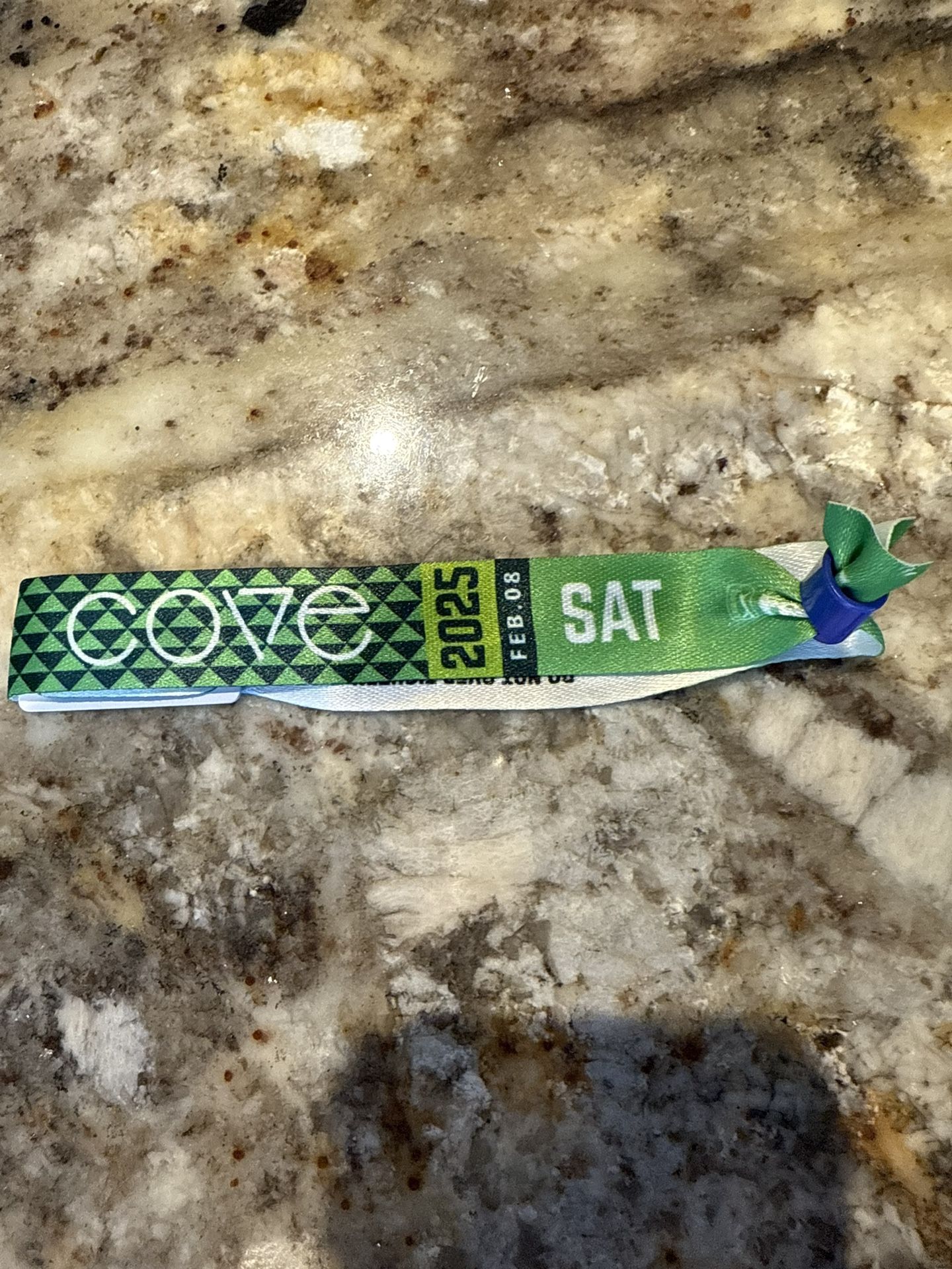 1 SATURDAY Cove Ticket