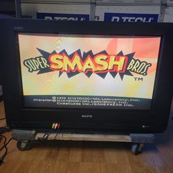 Sanyo 30" crt gamer TV with remote control works great

PRICE REDUCED
