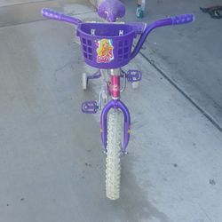 Girl barbie bicycle