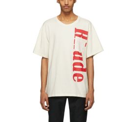 Rhude Off-White Pocket Logo T-Shirt