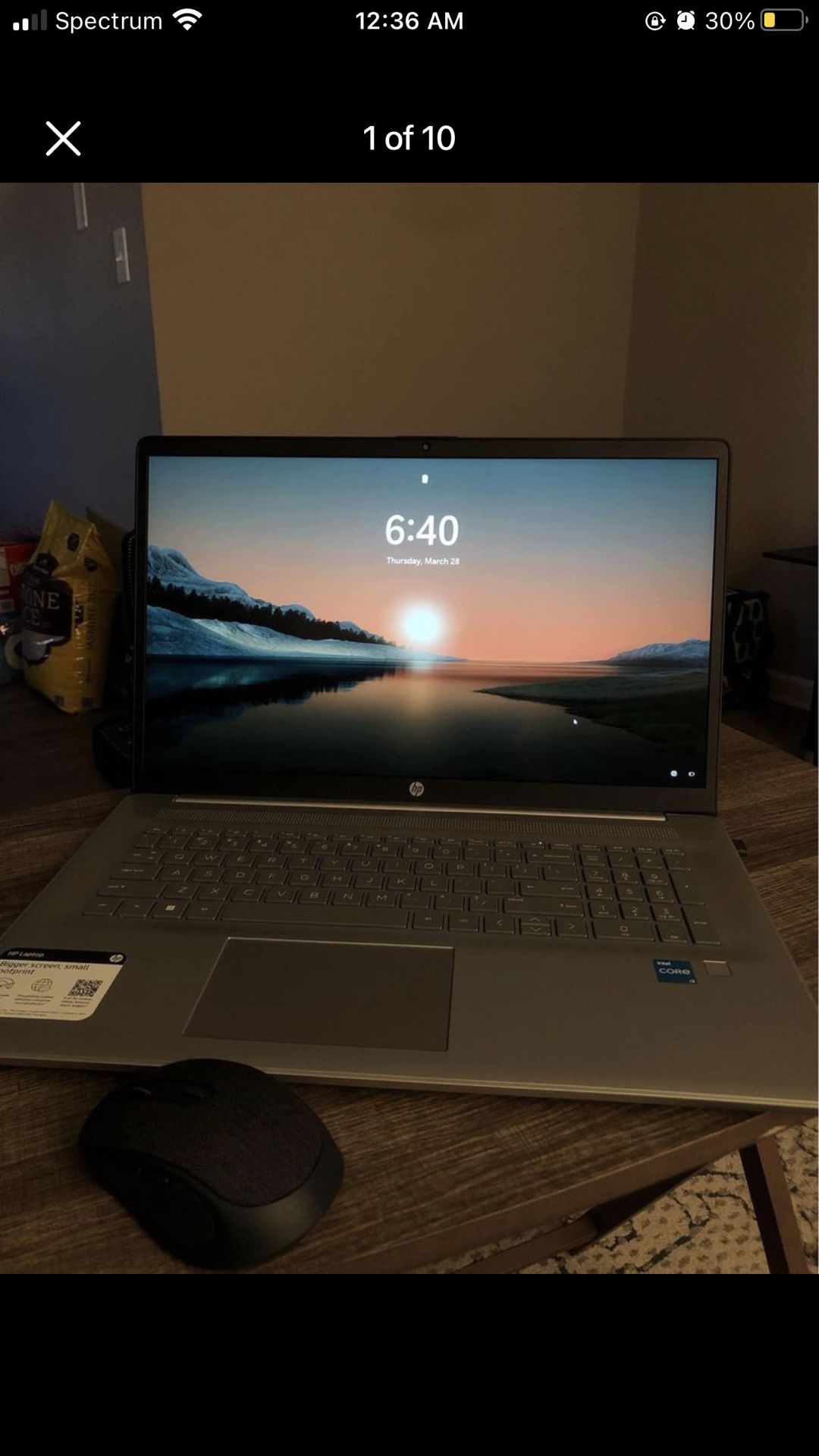 Laptop HP 17.3” HD+ Display, 11th Gen Intel Core i3-1125G4.