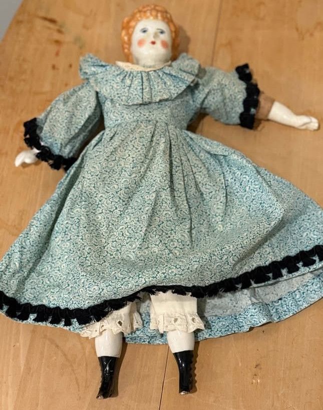 Antique German China Head Doll