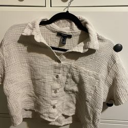 Cropped Button Up