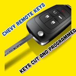 Chevy Remote Flip Key 