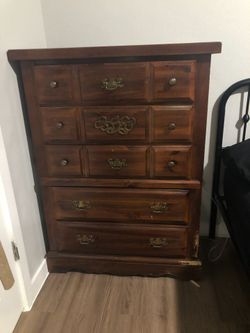 Wood dresser