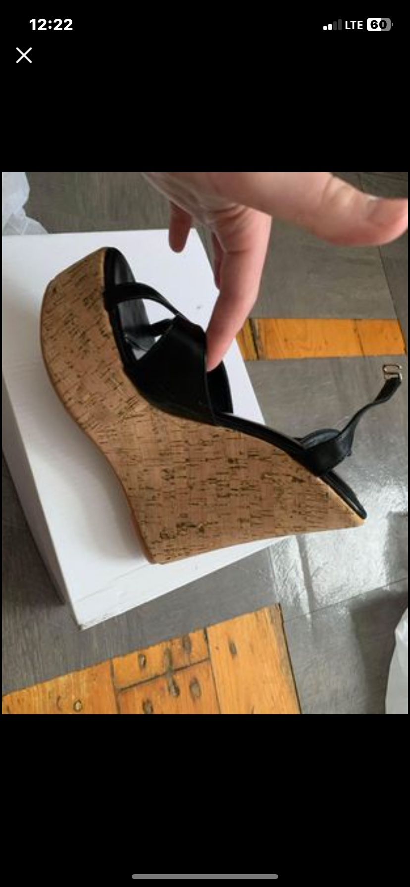 Brand new never worn Wedges size 7.5