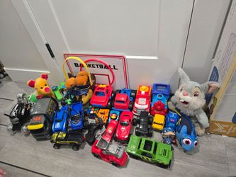 Large Assorted Toy Lot - Disney, Marvel, Hot Wheels, Rubik's Cube
