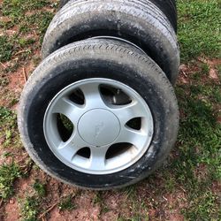 99 Mustang factory wheels and tires