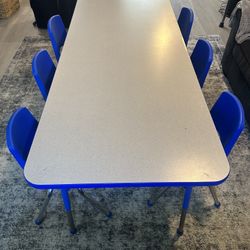 Children’s Kids Table Chairs School  Teacher Class Escuela Mesa
