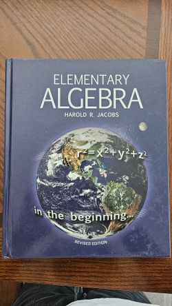 Elementary algebra student and teacher book