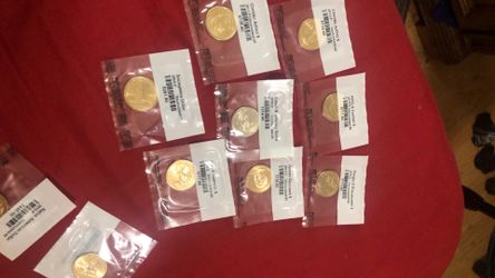 Uncirculated dollar coins