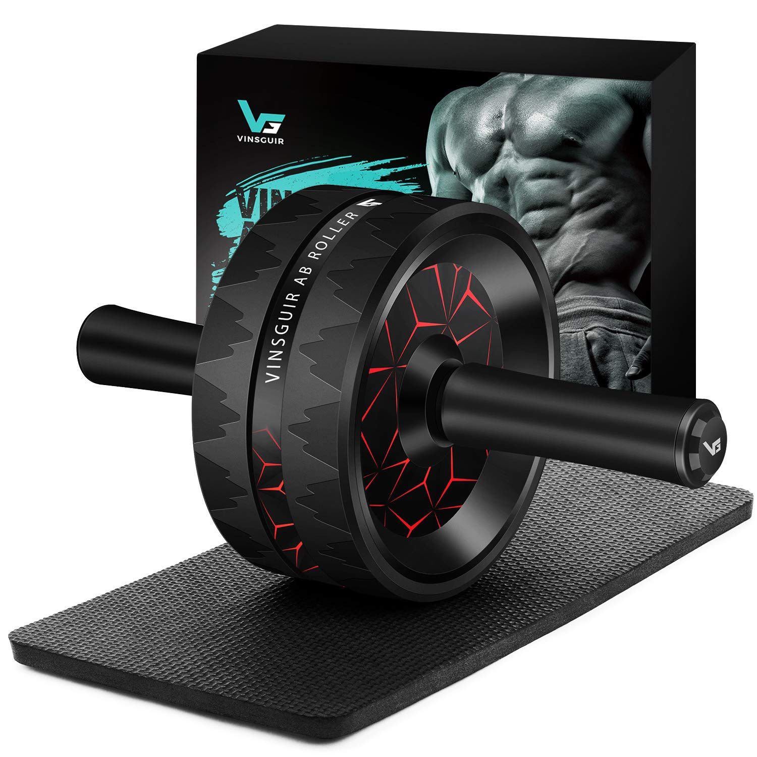 🔥 BRAND NEW Vinsguir Ab Roller for Abs Workout, Ab Roller Wheel Exercise Equipment for Core Workout, Ab Wheel Roller for Home Gym, Ab Workout Equipme