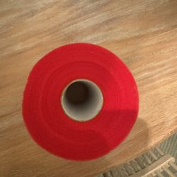 Red Tuelle Ribbon New 100 Yds
