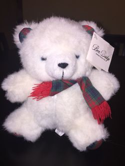 Plush Bear with zipper on tummy that holds a ring box