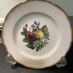 Royal Grafton Vintage 1960’s Bone China Pink Salad Dessert Plate England 8.25”