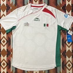 Vintage Y2K Atletica Mexico Olympics National Team Jersey Men’s Small NWT 