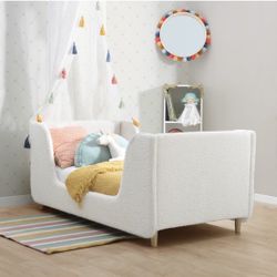 Toddler Bed - Bodhi - White Boucle