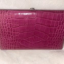 💕 ABAS Cache-Style Leather Frame Wallet/Clutch— Nordstrom • Discontinued 