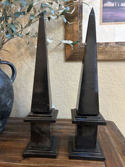 Black Marble Obelisk