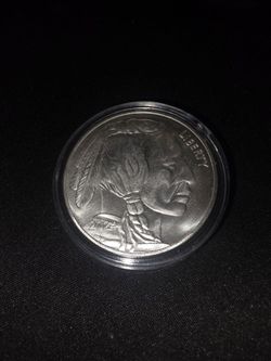 1 oz .999 Fine Silver Buffalo Round – 2024 Design – Bullion Coin in Capsule