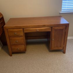 Solid Wooden Hutch & Desk