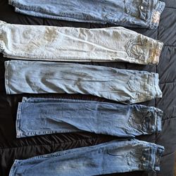 5 Pairs True Religion Jeans 