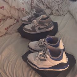 Air Jordan 1 And Air Jordan Retro 3 Size 12