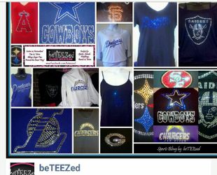 Bling Sports Shirts NFL, MBA or any other custom design