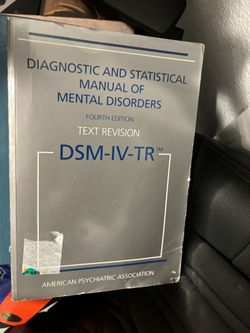 Diagnostic and Statistical Manual of Mental Disorders, DSM-IV-TR
