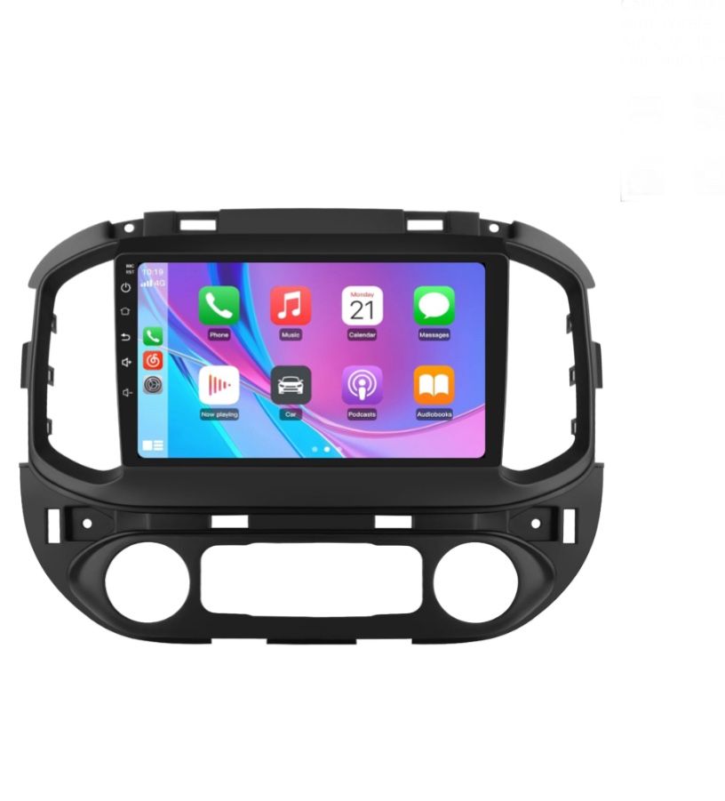 Car Stereo Radio for Chevrolet Colorado RG 2015-2019 Wireless CarPlay Android Auto, Bluetooth GPS, 9 Inch Touch Screen Head Units, Multimedia FM, WiFi
