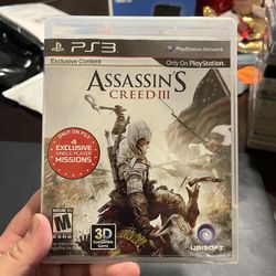 PS3 / PlayStation 3 - Assassin's Creed 3 - Used / Complete