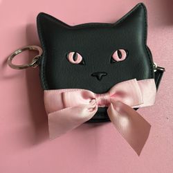 Bath & Body Works Cute Black Cat Coin Purse