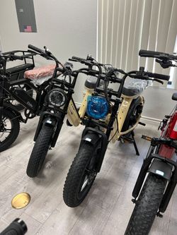 Assembled TST® R7 Moped Style 1500W Full Suspension Electric Cargo Bike