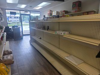Retail Store Shelves Gondola Shelves