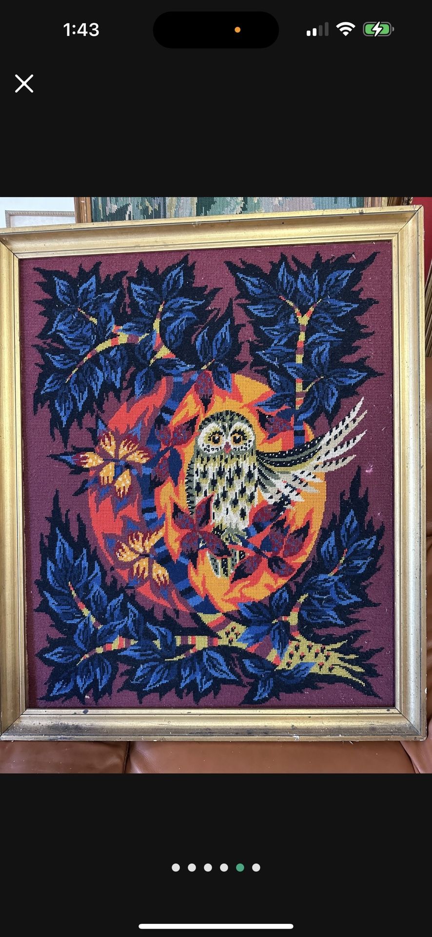 Embroidery Art Work Hand Sewing Needles Tapestries From 🇫🇷