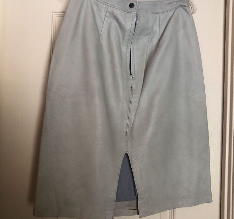 Genuine Leather Skirt, 12