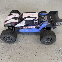 Arrma Vorteks 2WD MEGA 550 RTR Brushed 1/10 Off-Road Stadium Truck (Blue) w/SLT2 2.4GHz Radio