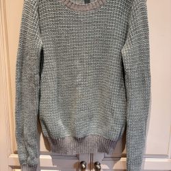 Forever 21 sweater gray & blue size S