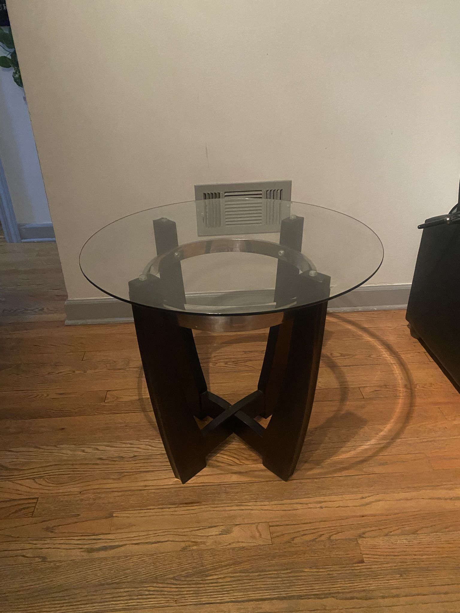 Small glass table
