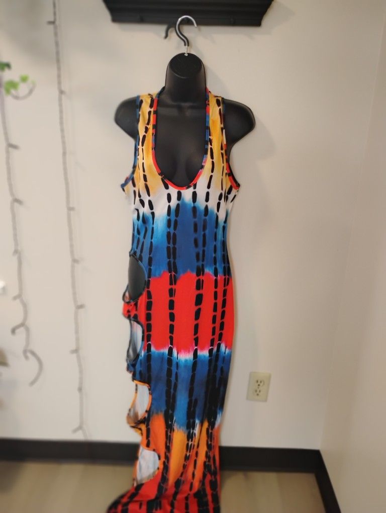 Classy Open Sided Maxi Dress